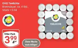 Globus OHO Teelichte Angebot