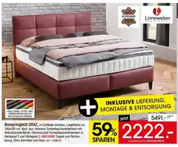 Zurbrüggen Linneweber Boxspringbett GRAZ Angebot