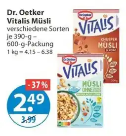 V Markt Dr. Oetker Vitalis Müsli Angebot