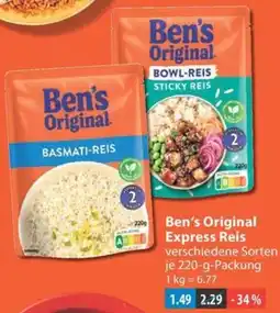 V Markt Ben's Original Express Reis Angebot