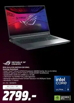 MediaMarkt ROG Strix G18 Angebot