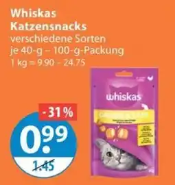 V Markt Whiskas Katzensnacks Angebot