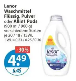 V Markt Lenor Waschmittel Angebot