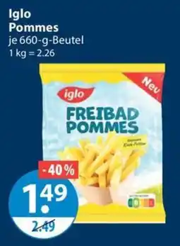 V Markt Iglo Freibad Pommes Angebot