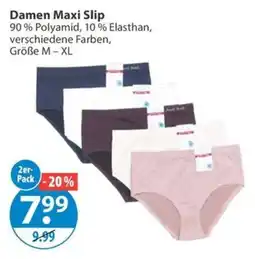 V Markt Damen Maxi Slip Angebot