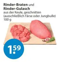 V Markt Rinder-Braten und Rinder-Gulasch Angebot