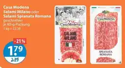 V Markt Casa Modena Salami Milano oder Salami Spianata Romana Angebot