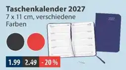V Markt Taschenkalender 2027 Angebot