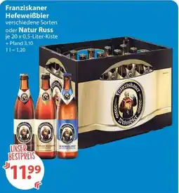 V Markt Franziskaner Hefeweißbier Angebot