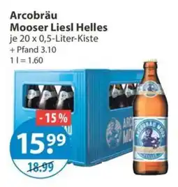 V Markt Arcobräu Mooser Liesl Helles Angebot