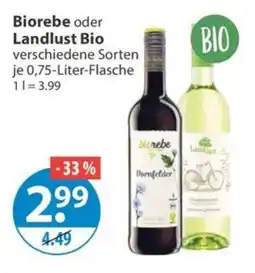 V Markt Biorebe oder Landlust Bio Angebot