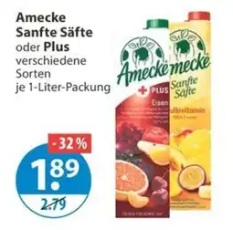 V Markt Amecke Sanfte Säfte oder Plus Angebot