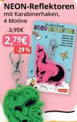 V Markt NEON-Reflektoren mit Karabinerhaken Angebot