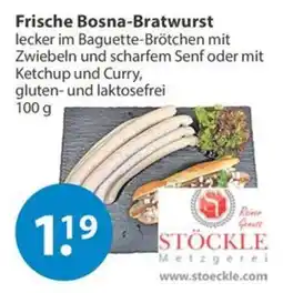 V Markt Frische Bosna-Bratwurst STÖCKLE Angebot