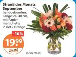 V Markt Strauß des Monats September Angebot