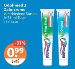 V Markt Odol-med 3 Zahncreme Angebot