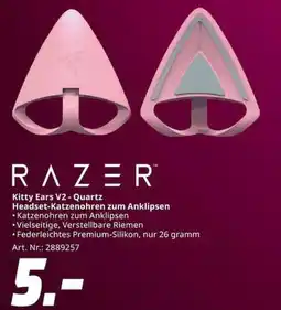 MediaMarkt RAZER Kitty Ears V2 - Quartz Angebot