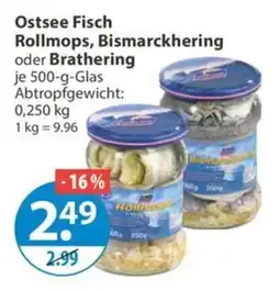 V Markt Ostsee Fisch Rollmops, Bismarckhering Angebot