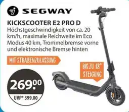 V Markt SEGWAY KICKSCOOTER E2 PRO D Angebot