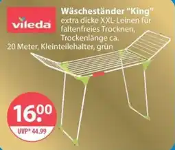 V Markt Vileda Wäscheständer "King" Angebot