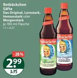 V Markt Rotbäckchen Säfte Lernstark Angebot