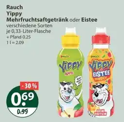 V Markt Rauch Yippy Mehrfruchtsaftgetränk oder Eistee Angebot