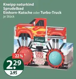 V Markt Kneipp naturkind Sprudelbad Turbo-Truck Angebot