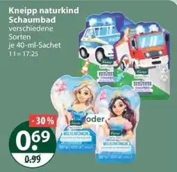 V Markt Kneipp naturkind Schaumbad Angebot