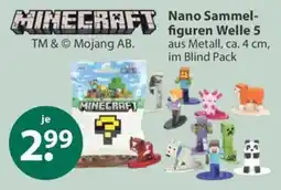 V Markt Minecraft Nano Sammel-figuren Welle 5 Angebot