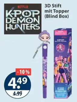 V Markt 3D Stift mit Topper (Blind Box) Angebot