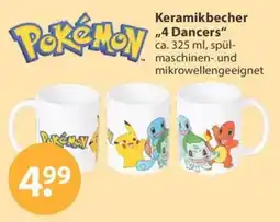 V Markt Keramikbecher "4 Dancers" Angebot