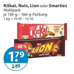 V Markt KitKat, Nuts, Lion oder Smarties Angebot