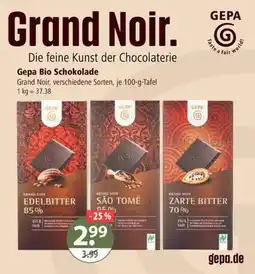V Markt Gepa Bio Schokolade Grand Noir Angebot