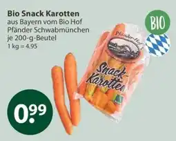 V Markt Bio Snack Karotten Pfänder-Hof Angebot