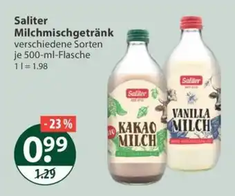V Markt Saliter Milchmischgetränk Angebot