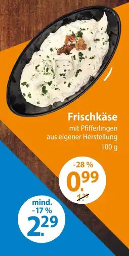 V Markt Frischkäse mit Pfifferlingen Angebot