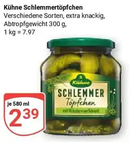 Globus Kühne Schlemmertöpfchen Angebot