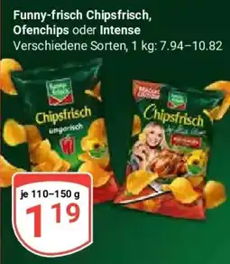 Globus Funny-frisch Chipsfrisch, Ofenchips oder Intense Angebot