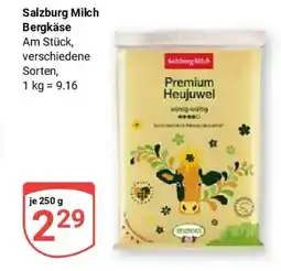 Globus Salzburg Milch Bergkäse Angebot