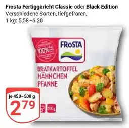Globus Frosta Fertiggericht Classic oder Black Edition Angebot