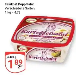 Globus Feinkost Popp Salat Angebot