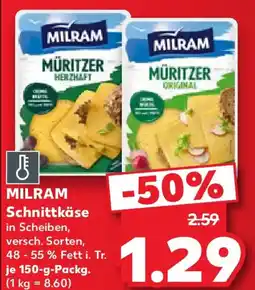 Kaufland MILRAM Schnittkäse Angebot