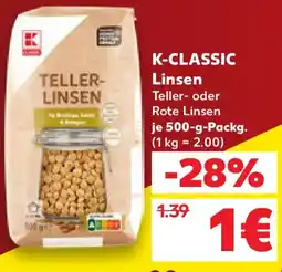 Kaufland K-classic linsen Angebot