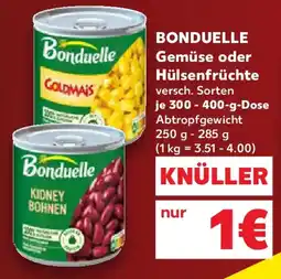 Kaufland Bonduelle Gemüse oder Hülsenfrüchte Angebot