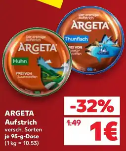 Kaufland ARGETA Aufstrich Angebot