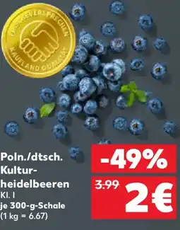 Kaufland Poln./dtsch. Kulturheidelbeeren Angebot