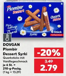 Kaufland DOVGAN Plombir Dessert Syrki Angebot