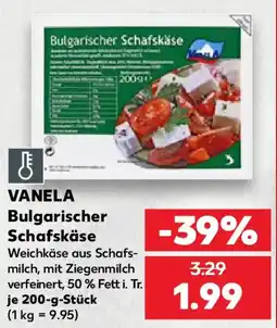 Kaufland VANELA Bulgarischer Schafskäse Angebot