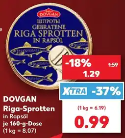 Kaufland DOVGAN Riga-Sprotten in Rapsöl Angebot
