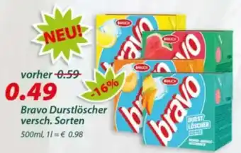 Hepsi-Markt Bravo Durstlöscher Angebot
